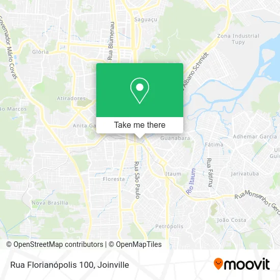 Rua Florianópolis 100 map