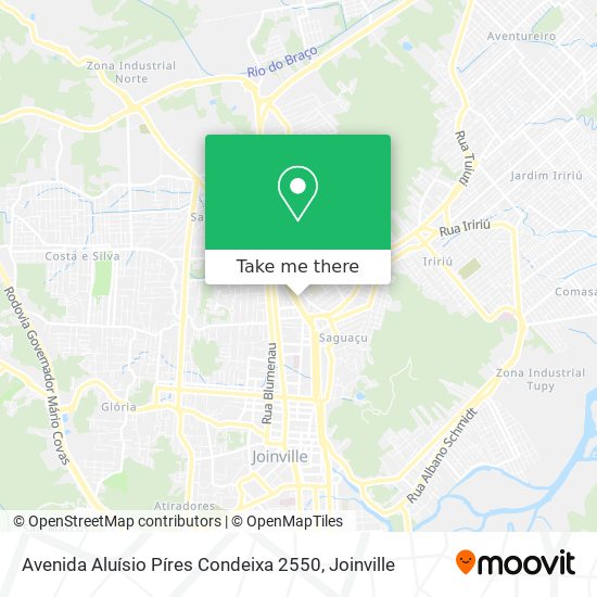 Mapa Avenida Aluísio Píres Condeixa 2550