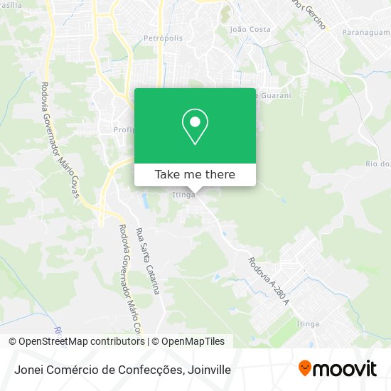 Jonei Comércio de Confecções map