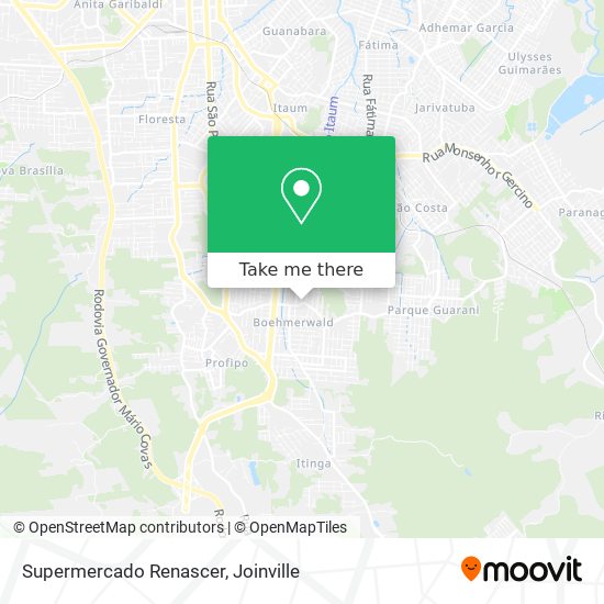 Supermercado Renascer map