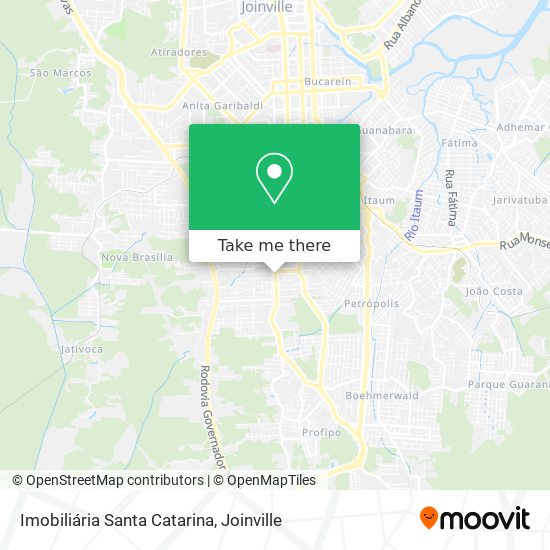 Imobiliária Santa Catarina map