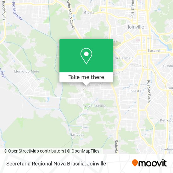 Secretaria Regional Nova Brasília map