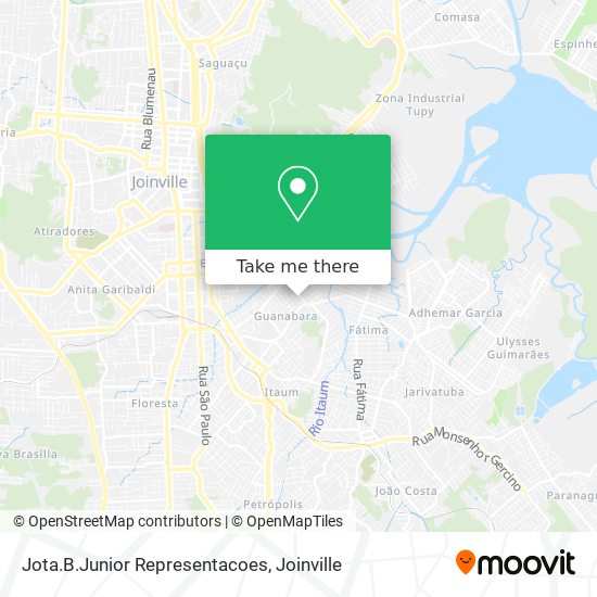 Jota.B.Junior Representacoes map