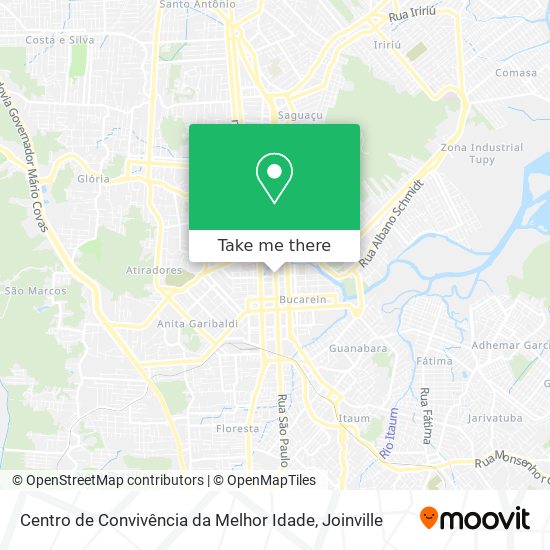 Mapa Centro de Convivência da Melhor Idade