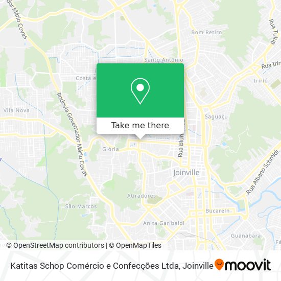 Katitas Schop Comércio e Confecções Ltda map