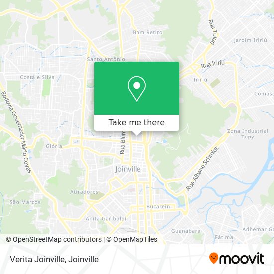 Mapa Verita Joinville