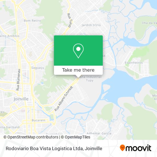 Rodoviario Boa Vista Logistica Ltda map