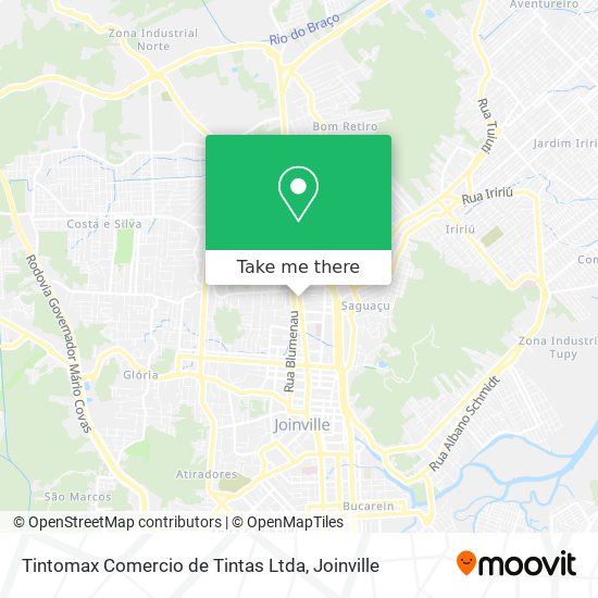 Tintomax Comercio de Tintas Ltda map