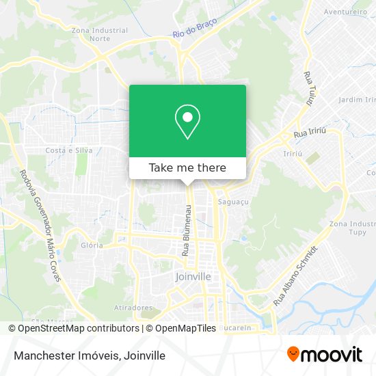 Manchester Imóveis map