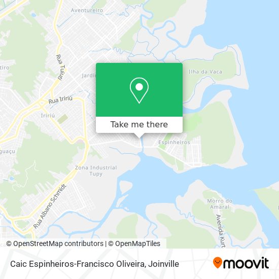Caic Espinheiros-Francisco Oliveira map