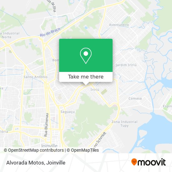 Alvorada Motos map