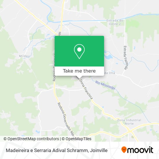 Madeireira e Serraria Adival Schramm map