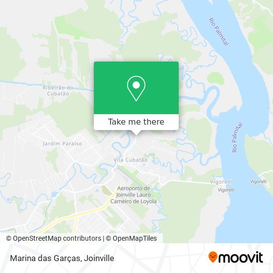 Marina das Garças map