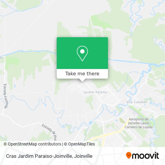 Cras Jardim Paraiso-Joinville map