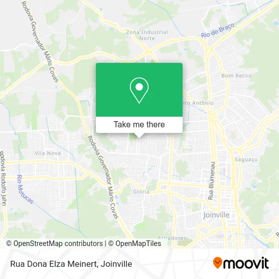 Rua Dona Elza Meinert map