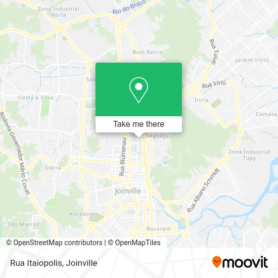Rua Itaiopolis map