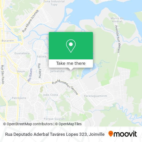 Rua Deputado Aderbal Taváres Lopes 323 map