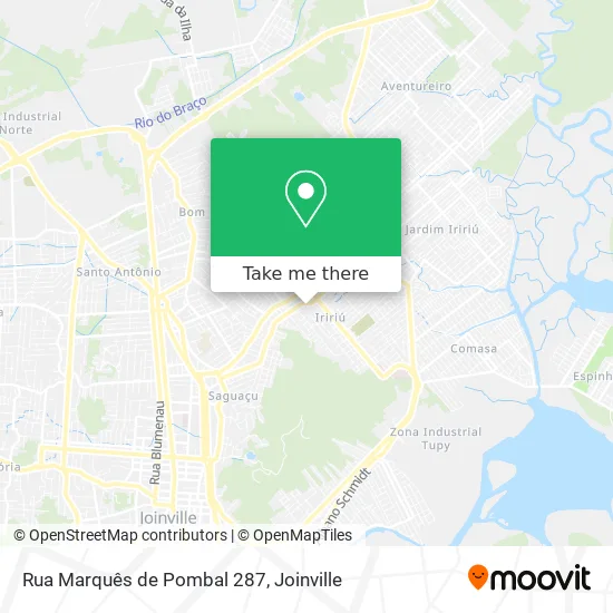 Rua Marquês de Pombal 287 map