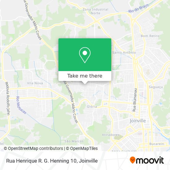 Rua Henrique R. G. Henning 10 map