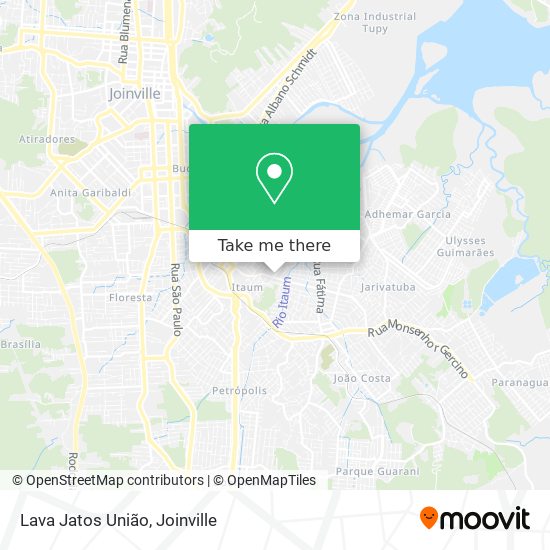 Lava Jatos União map