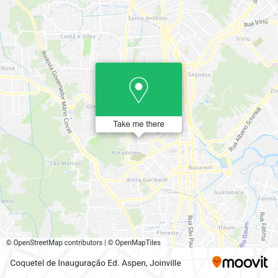 Coquetel de Inauguração Ed. Aspen map