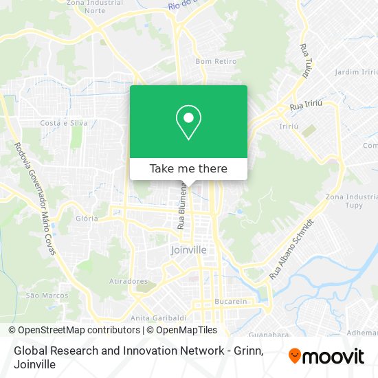 Global Research and Innovation Network - Grinn map