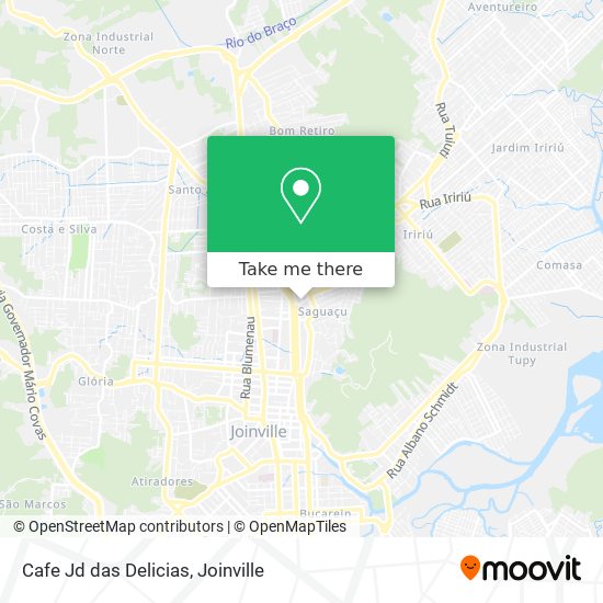 Cafe Jd das Delicias map