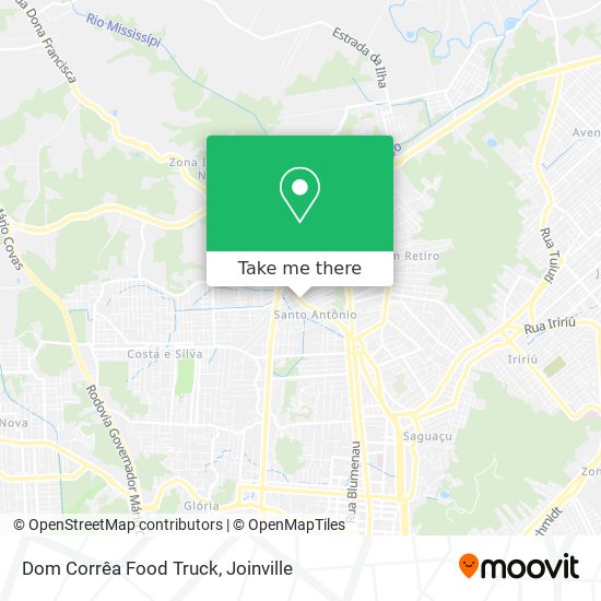 Dom Corrêa Food Truck map