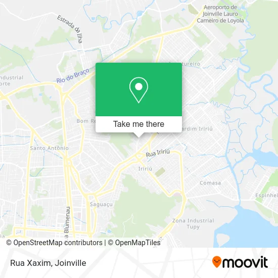 Rua Xaxim map