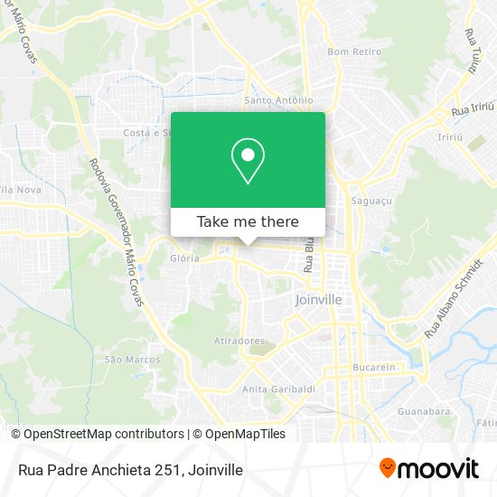 Mapa Rua Padre Anchieta 251