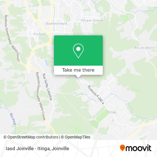 Iasd Joinville - Itinga map