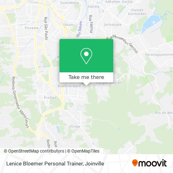 Lenice Bloemer Personal Trainer map