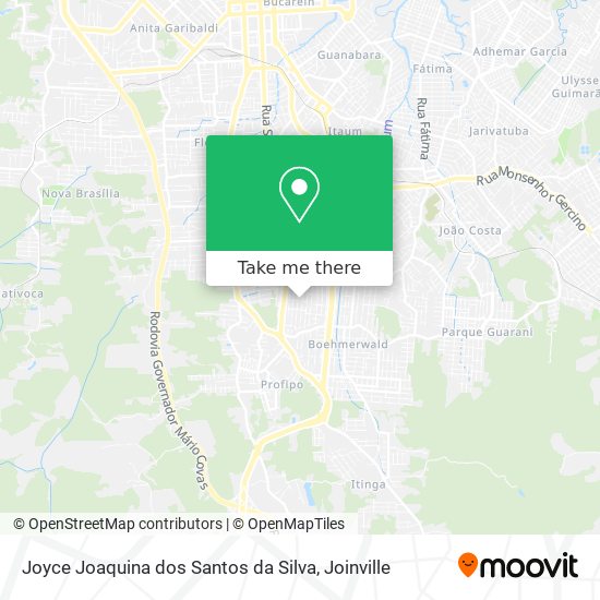 Joyce Joaquina dos Santos da Silva map
