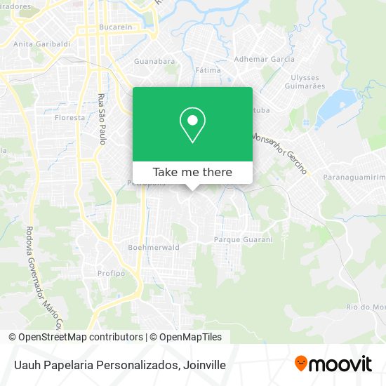 Uauh Papelaria Personalizados map
