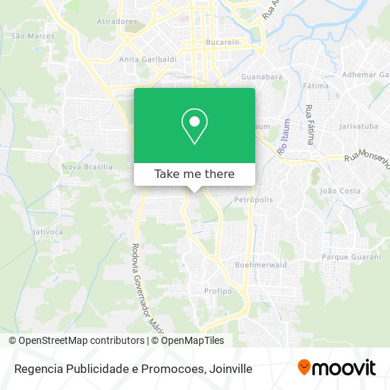 Regencia Publicidade e Promocoes map