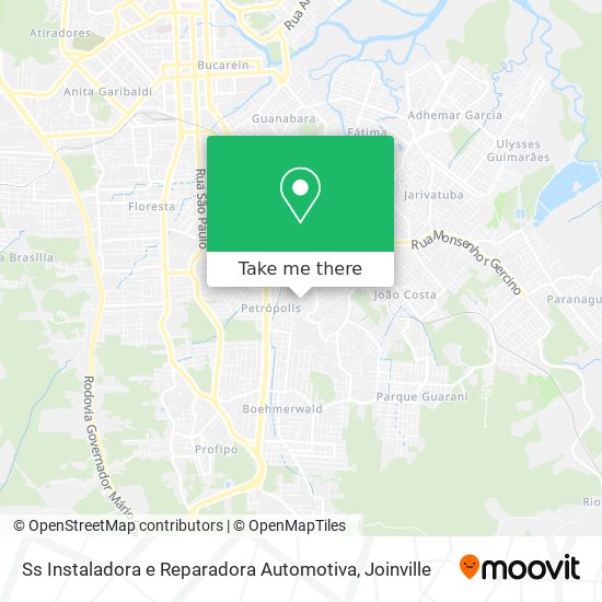 Mapa Ss Instaladora e Reparadora Automotiva