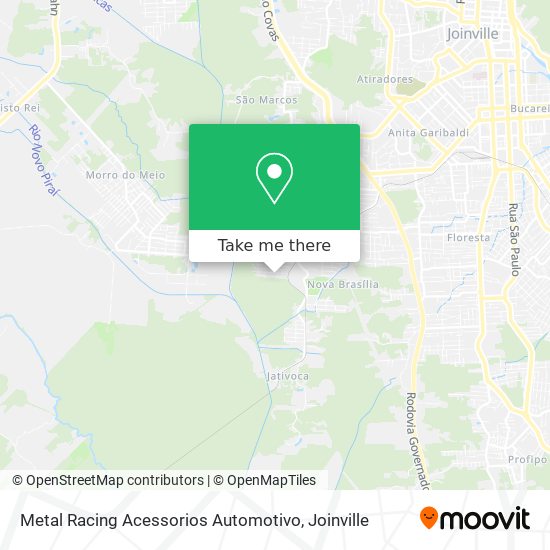 Metal Racing Acessorios Automotivo map