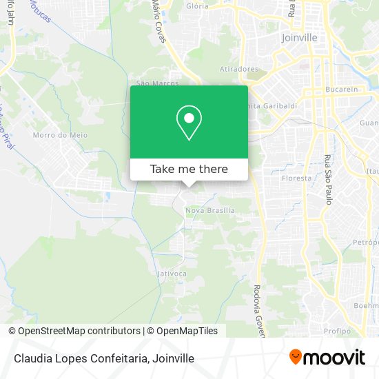 Mapa Claudia Lopes Confeitaria