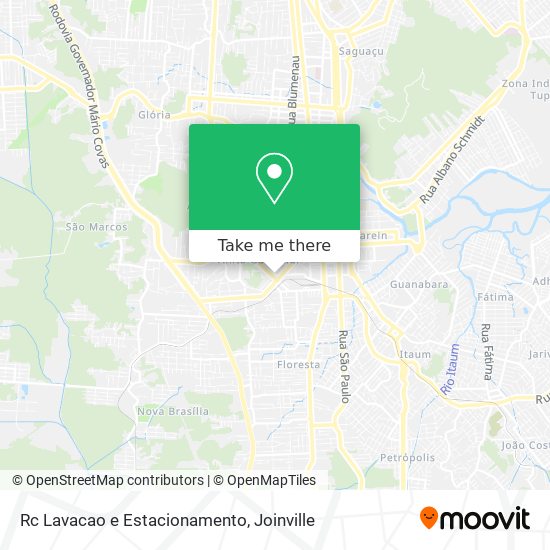 Rc Lavacao e Estacionamento map