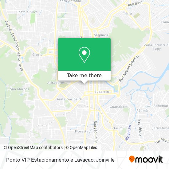 Mapa Ponto VIP Estacionamento e Lavacao