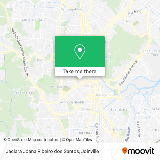Jaciara Joana Ribeiro dos Santos map