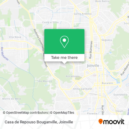 Casa de Repouso Bouganville map