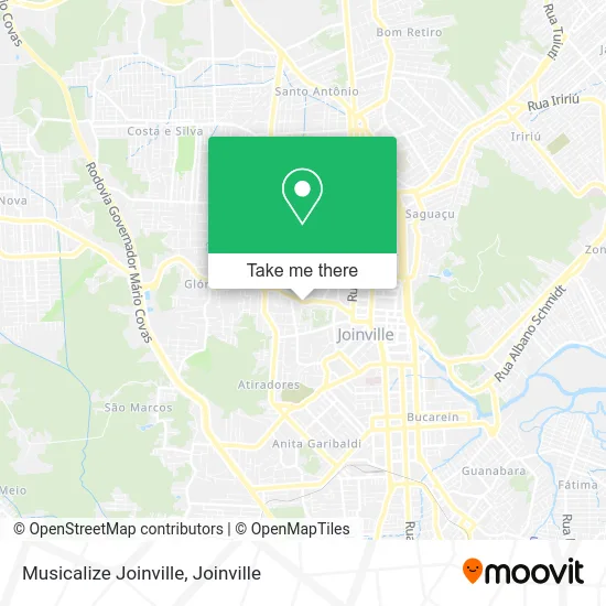 Musicalize Joinville map