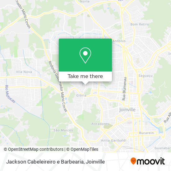 Mapa Jackson Cabeleireiro e Barbearia