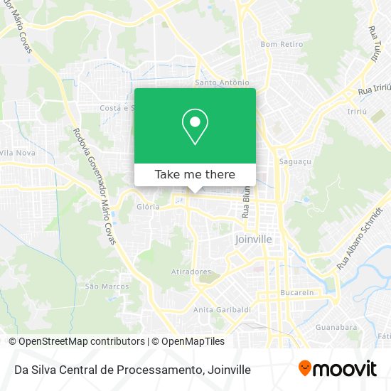 Mapa Da Silva Central de Processamento