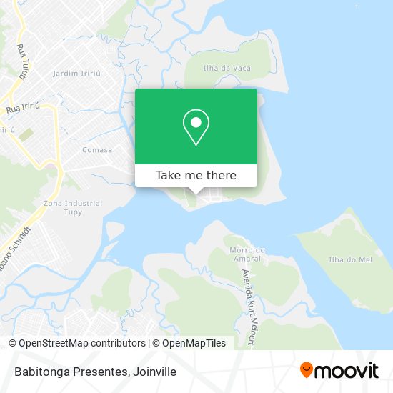 Babitonga Presentes map