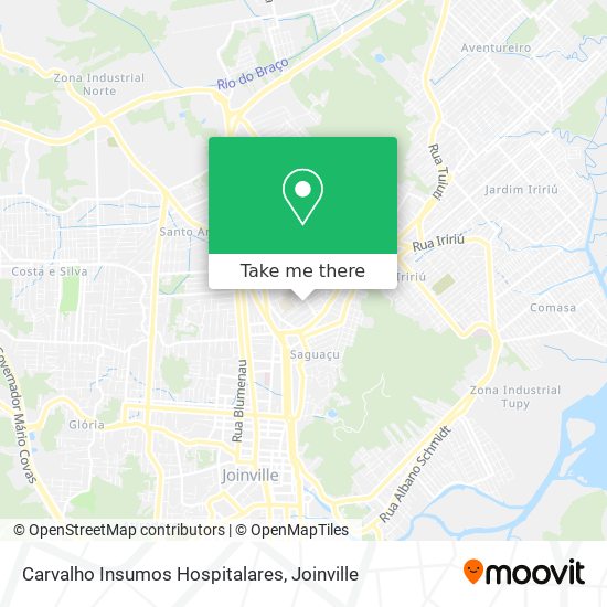 Carvalho Insumos Hospitalares map