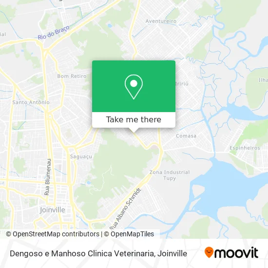 Dengoso e Manhoso Clinica Veterinaria map
