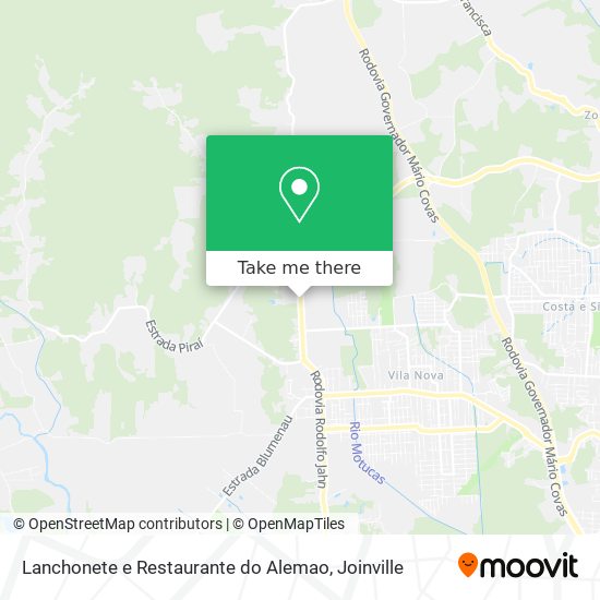 Lanchonete e Restaurante do Alemao map