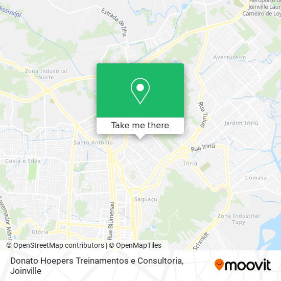 Mapa Donato Hoepers Treinamentos e Consultoria